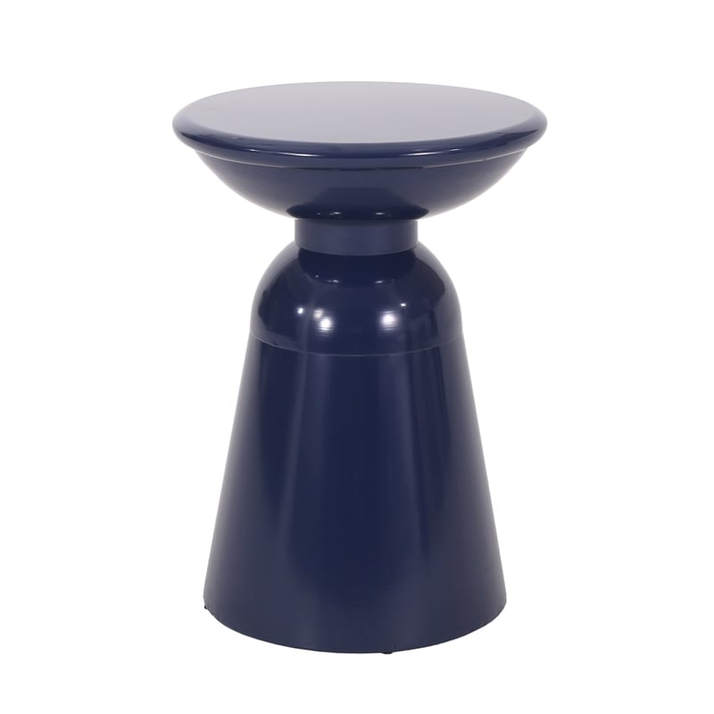Benjara Suma Outdoor End Table- Round 15