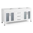 Benjara Bathroom Double Vanity Base- 3 Drawers and 4 Doors 73