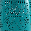 Benjara Outdoor Garden Stool Side Table- Lace-Cut 12