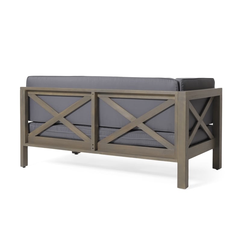 Benjara Juna Outdoor Corner Bench Set of 2- 58