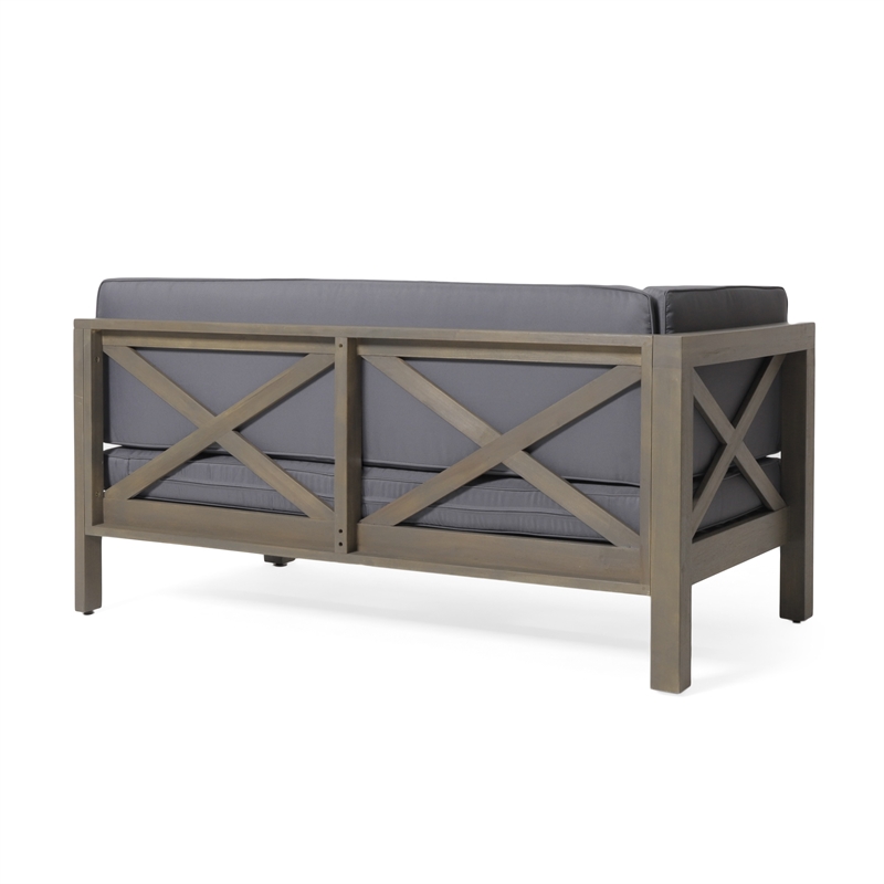 Benjara Juna Outdoor Corner Bench Set of 2- 58