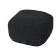 Benjara Alen Ottoman Cube Pouf- 21