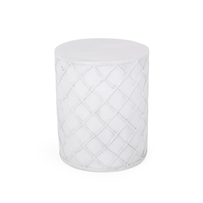 Benjara Outdoor End Table- Round 15