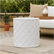 Benjara Outdoor End Table- Round 15