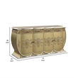 Benjara Rexx Server Console- 2 Door Cabinets- Ornate Carved 76
