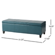 Benjara Elias Storage Ottoman- 51