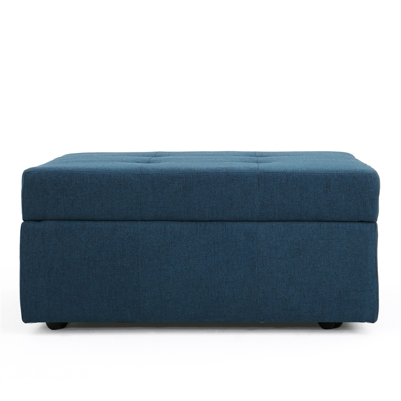 Benjara Low Accent Ottoman with Storage- 31
