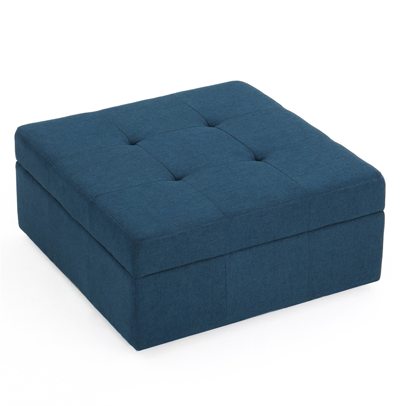 Benjara Low Accent Ottoman with Storage- 31