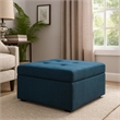 Benjara Low Accent Ottoman with Storage- 31
