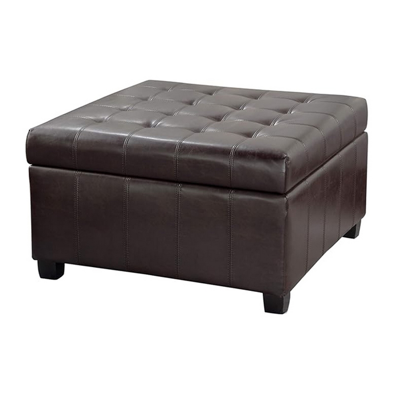 Benjara Cindy Storage Ottoman- 31
