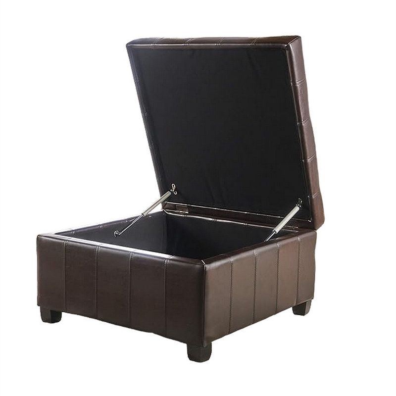 Benjara Cindy Storage Ottoman- 31