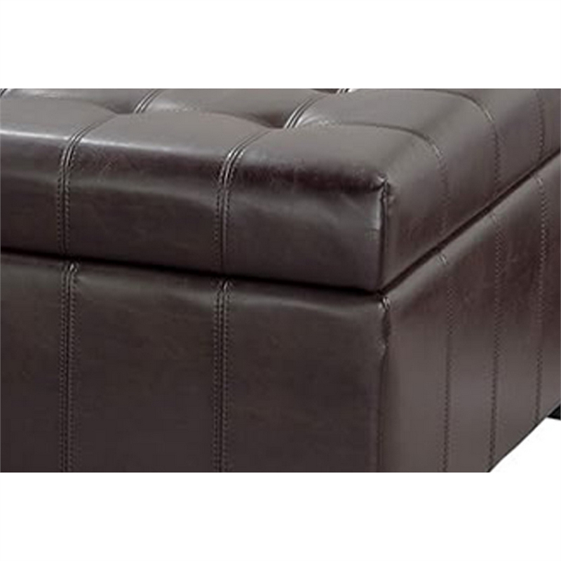 Benjara Cindy Storage Ottoman- 31