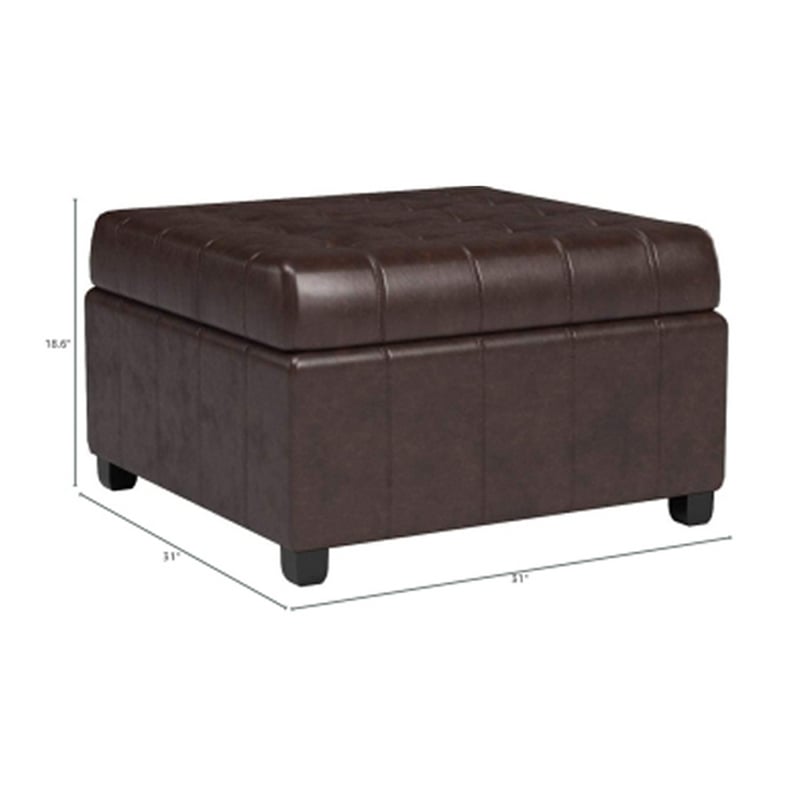 Benjara Cindy Storage Ottoman- 31
