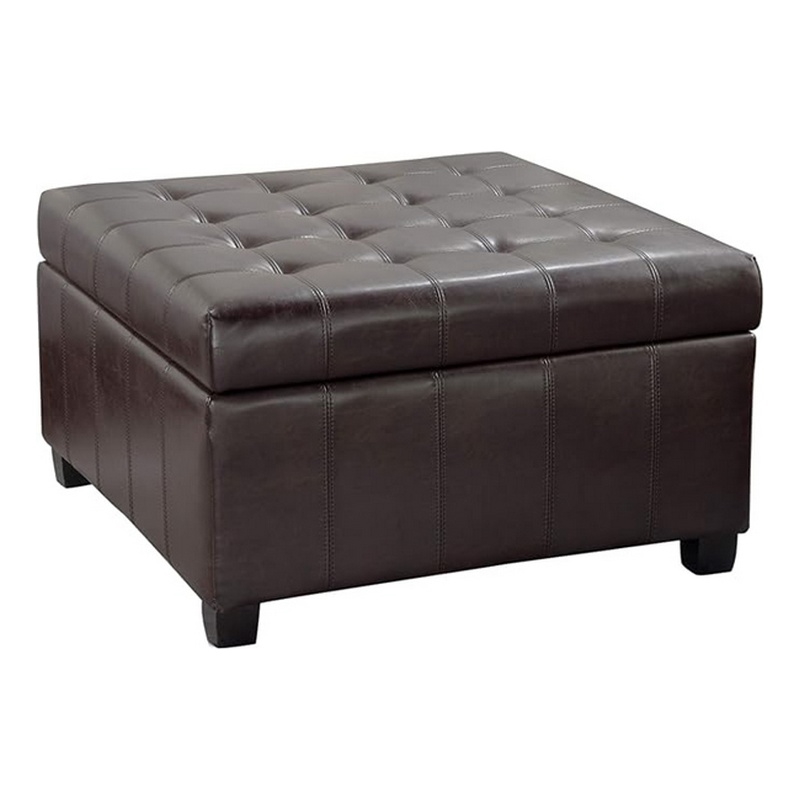 Benjara Cindy Storage Ottoman- 31