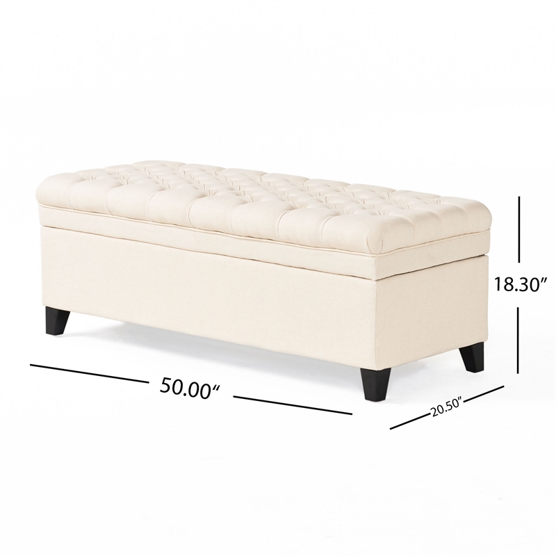Benjara Rhya Storage Bench- 50