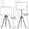 Benjara Kera Table Lamp- White Drum Shade- Brass Gold Tripod Base 39