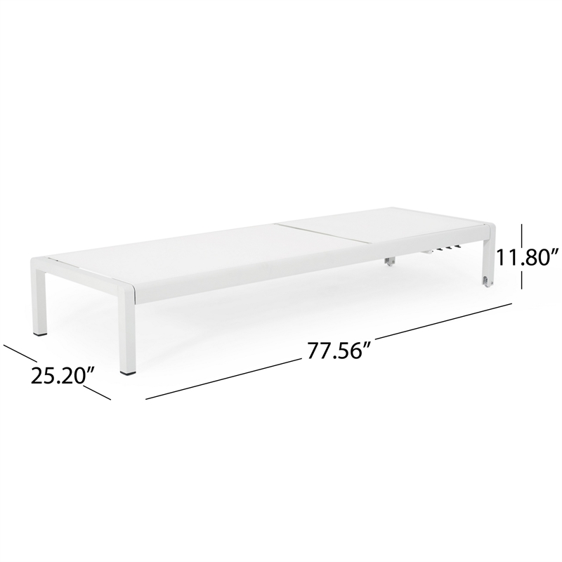 Benjara Kory Outdoor Lounge Chaise- 78