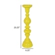 Benjara Naze Tabletop Candle Holder with Turned Accents- 23