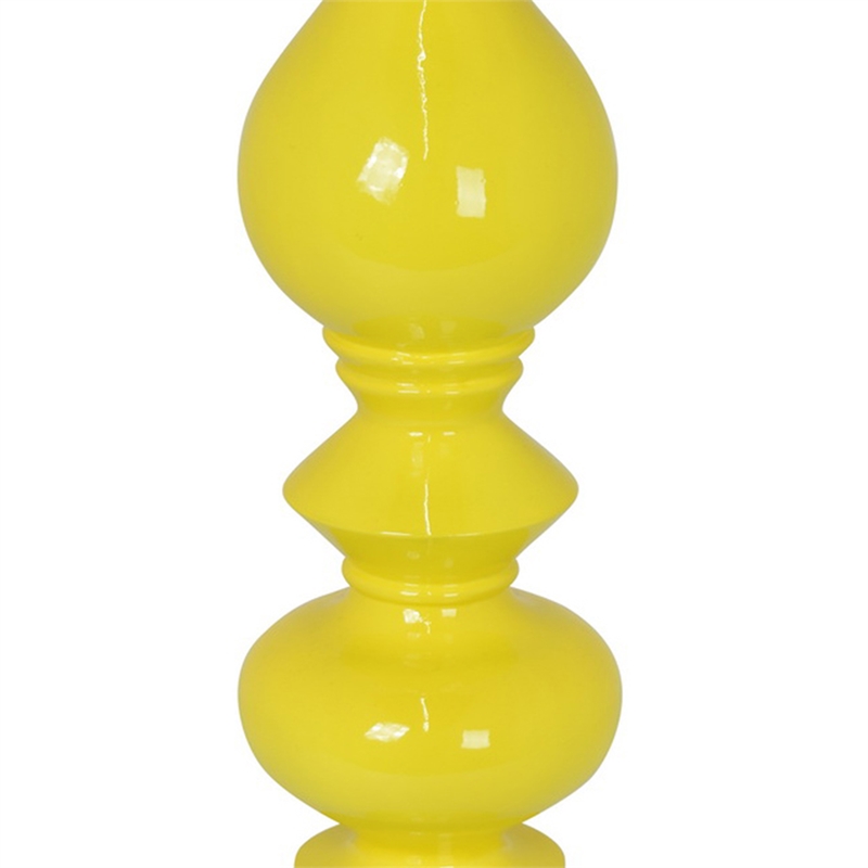 Benjara Naze Tabletop Candle Holder with Turned Accents- 23