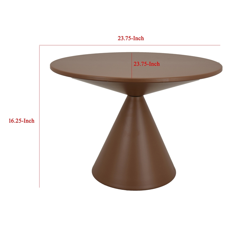 Benjara Jammy Plant Stand Table- Round 24