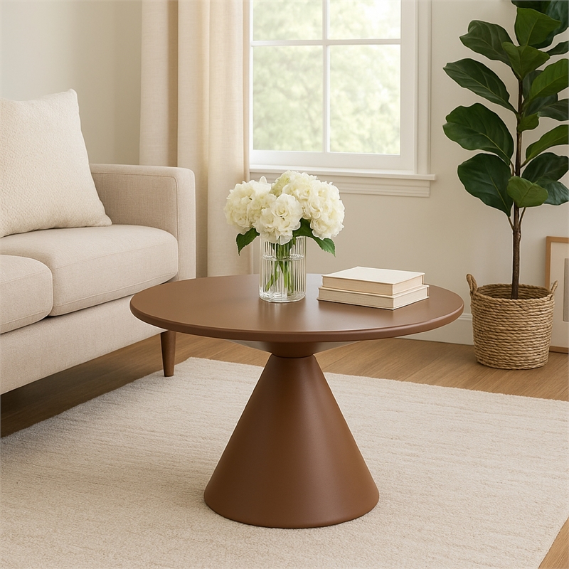 Benjara Jammy Plant Stand Table- Round 24