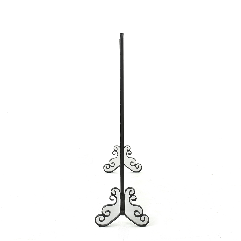 Benjara Fireplace Screen- Classic Diamond Shape with Mesh- 41x32 Black Finish