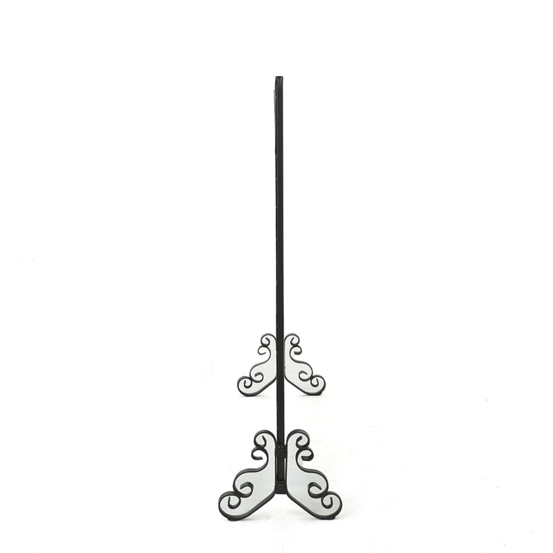 Benjara Fireplace Screen- Classic Diamond Shape with Mesh- 41x32 Black Finish