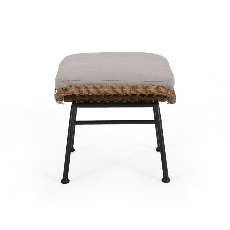 Benjara Margo Outdoor Ottoman Set of 2- 24