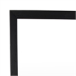 Benjara Wall-Mounted Mirror with Tall Rectangular Frame- 24 x 71- Black Metal