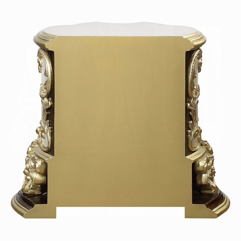 Benjara Mara Nightstand- 2 Drawers- 39