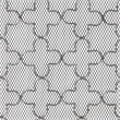 Benjara 30x41 Fireplace Screen- Classic Clover Trellis Pattern- Black Iron