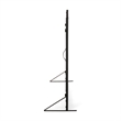 Benjara Fireplace Screen- 2 Doors- Open Diamond Mesh Design- Matte Black Iron