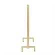 Benjara Gold Fireplace Screen- Single Panel Overlapping Circle Design- 41x31