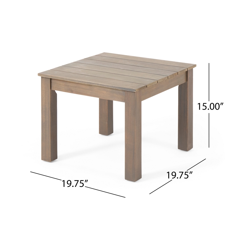 Benjara Elin Side End Table- 20
