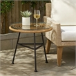 Benjara Tee Outdoor Side End Table- 20