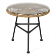 Benjara Tee Outdoor Side End Table- 20