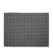 Benjara Blankie 20lbs Weighted Blanket- 60 x 80 Cotton Multilayer- Dark Gray