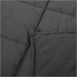 Benjara Blankie 20lbs Weighted Blanket- 60 x 80 Cotton Multilayer- Dark Gray