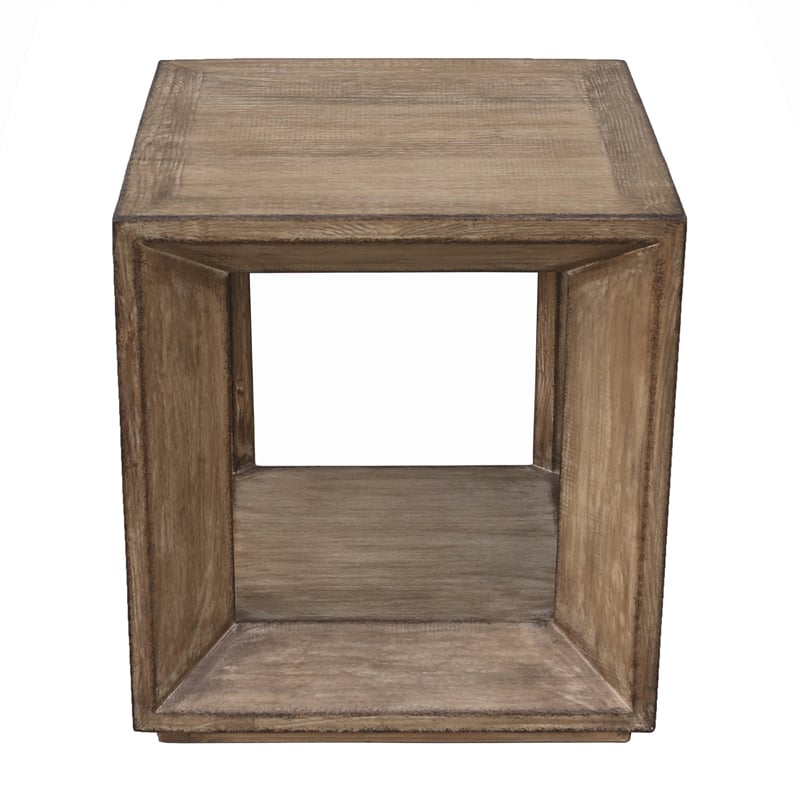 Benjara Limy Side End Table- 22