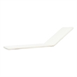 Benjara Pina Outdoor Cushion for Lounge Chaise- 79 Inch- Plush White Fabric