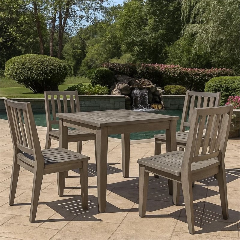 Benjara Bops Outdoor Square Side Table- 20