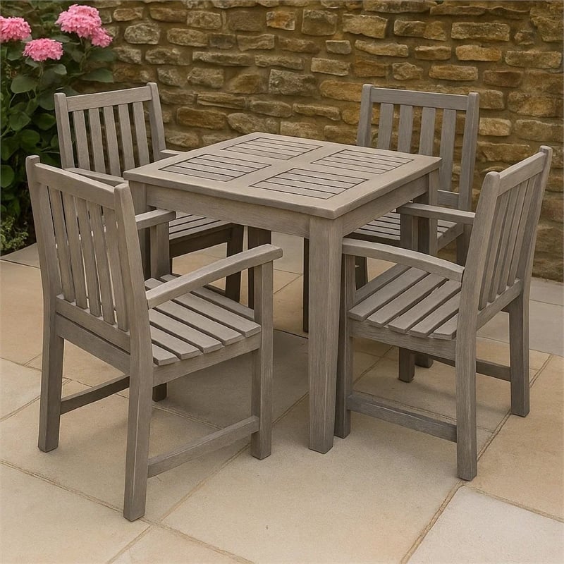 Benjara Bops Outdoor Square Side Table- 20