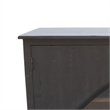 Benjara Evy Wide Sideboard Cabinet- Arch Inspired 4 Glass Doors- Black 96 Inch