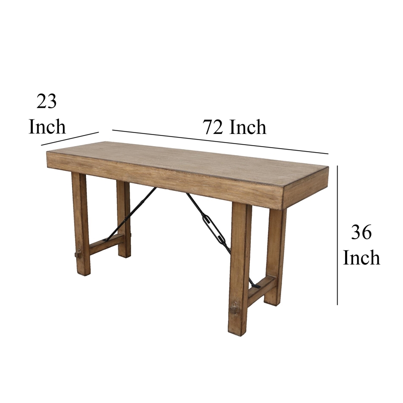 Benjara Dity Counter Height Table- 72