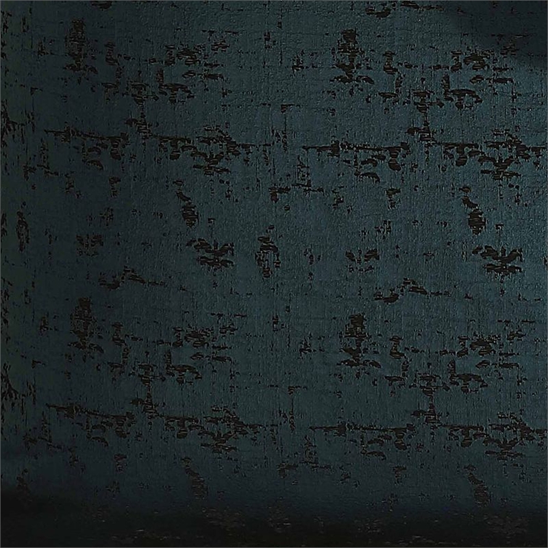 Benjara Beny 10pc King Size Comforter Set- Dark Turquoise Blue Woven Jacquard
