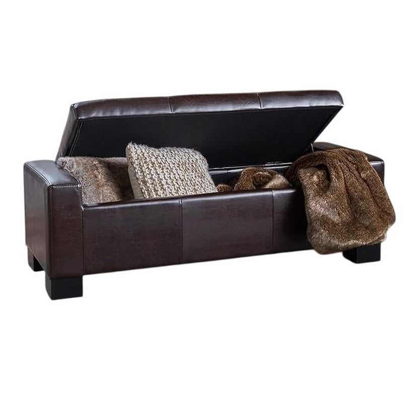 Benjara Liani Ottoman Bench- Storage Top- 50