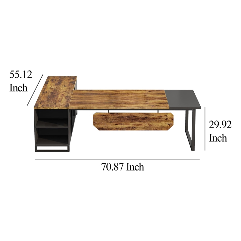 Benjara Executive Office L Desk- 71