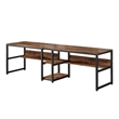 Benjara Desk with Bookshelf- 79