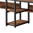 Benjara Desk with Bookshelf- 79