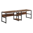 Benjara Desk with Bookshelf- 79